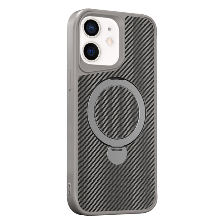 Carbon Fiber Texture 360 MagSafe Holder Phone Case