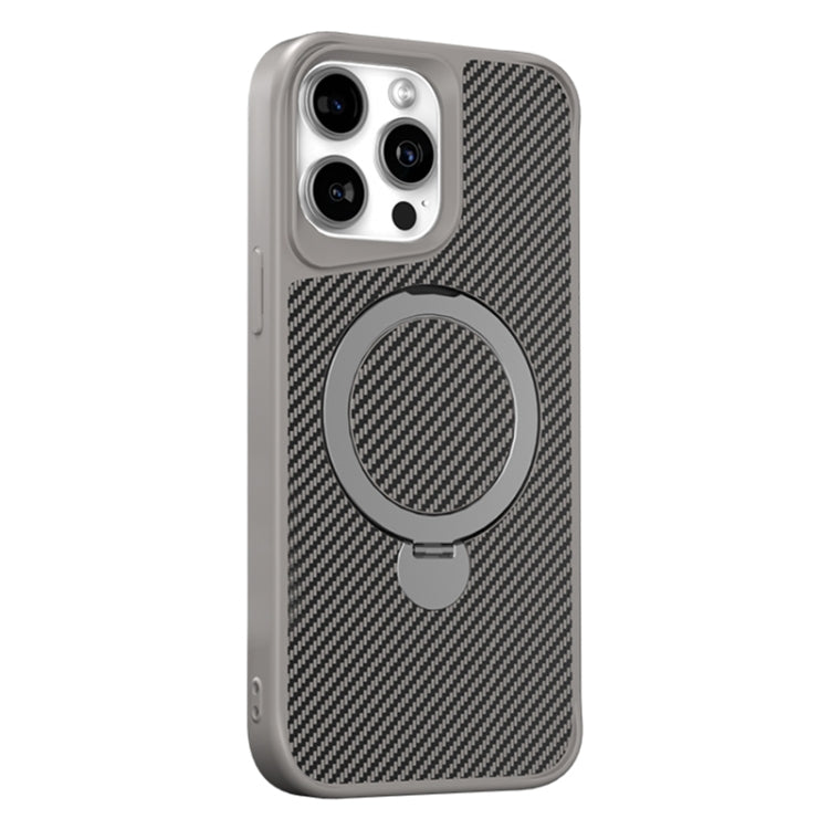 Carbon Fiber Texture 360 MagSafe Holder Phone Case