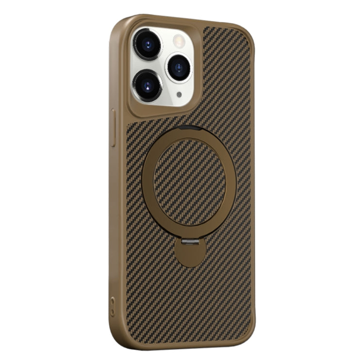 Carbon Fiber Texture 360 MagSafe Holder Phone Case