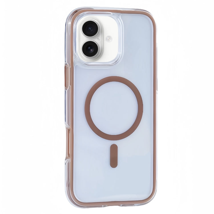 Vacuum Airbag Y2 Series Transparent MagSafe Magnetic Phone Case, For iPhone 16 Plus, For iPhone 16