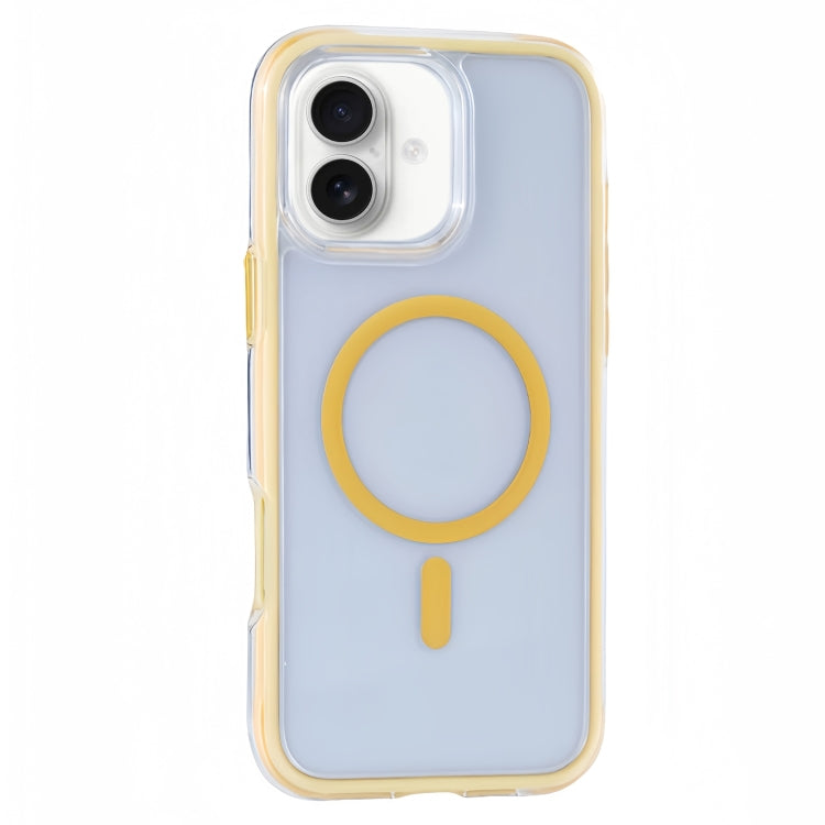 Vacuum Airbag Y2 Series Transparent MagSafe Magnetic Phone Case, For iPhone 16 Plus, For iPhone 16
