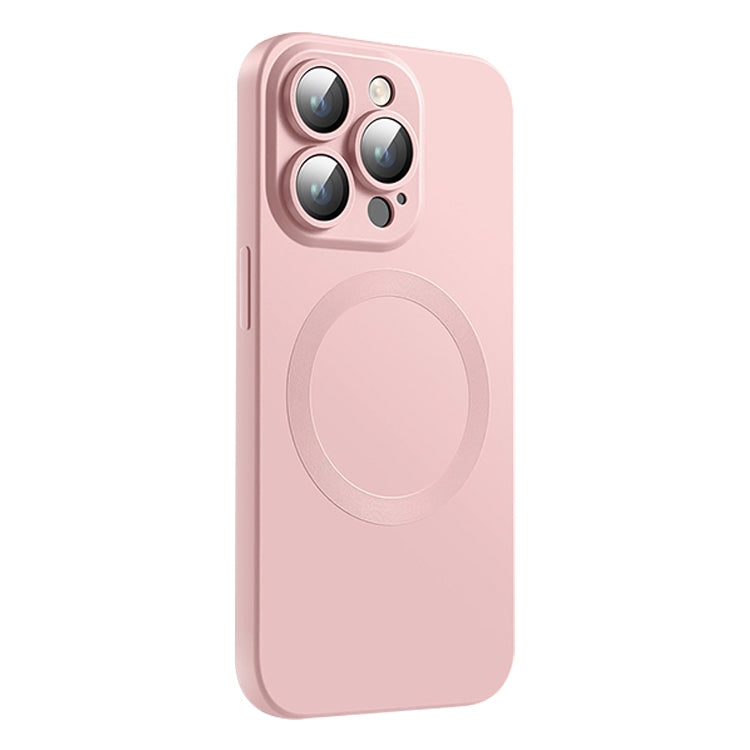CD Texture MagSafe Liquid Silicone Phone Case, For iPhone 15 Pro Max, For iPhone 15 Pro