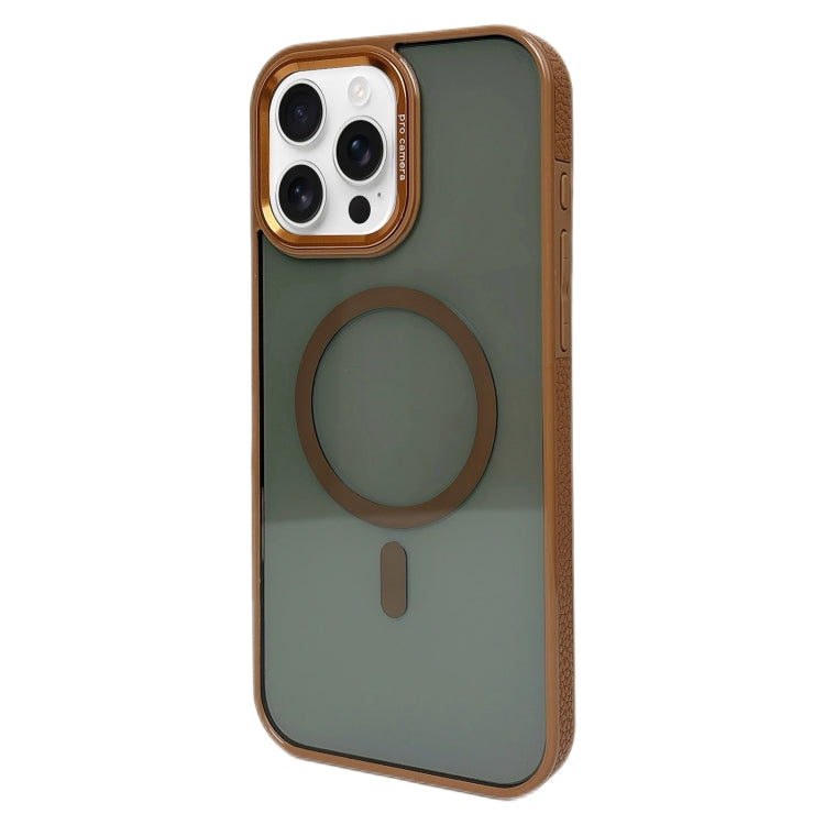 Metal Lens Frame MagSafe Phone Case, For iPhone 16 Pro Max, For iPhone 16 Pro, For iPhone 16 Plus, For iPhone 16
