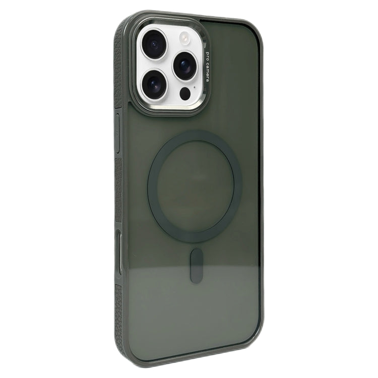 Metal Lens Frame MagSafe Phone Case, For iPhone 16 Pro Max, For iPhone 16 Pro, For iPhone 16 Plus, For iPhone 16