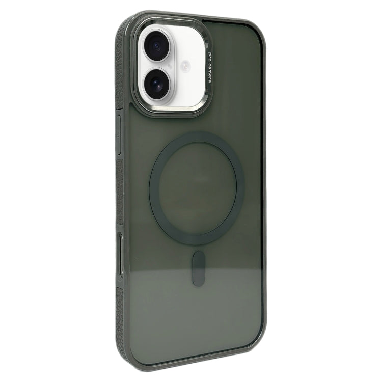 Metal Lens Frame MagSafe Phone Case, For iPhone 16 Pro Max, For iPhone 16 Pro, For iPhone 16 Plus, For iPhone 16