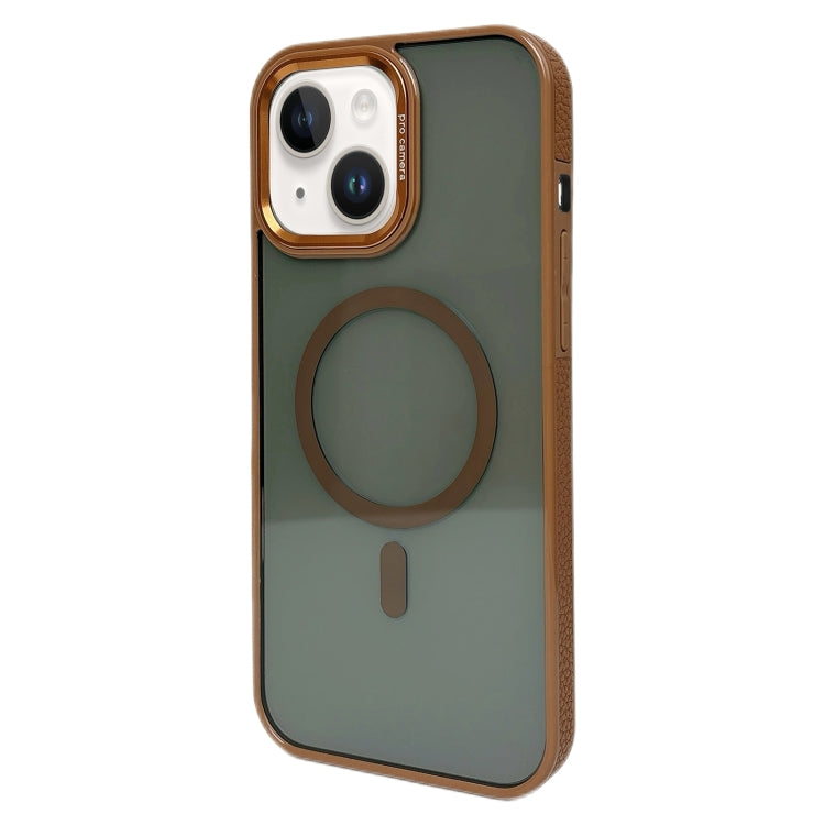 Metal Lens Frame MagSafe Phone Case, For iPhone 15 Pro Max, For iPhone 15 Pro, For iPhone 15 Plus, For iPhone 15