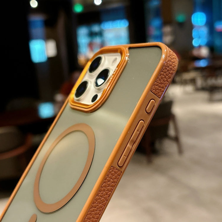 Metal Lens Frame MagSafe Phone Case, For iPhone 15 Pro Max, For iPhone 15 Pro, For iPhone 15 Plus, For iPhone 15