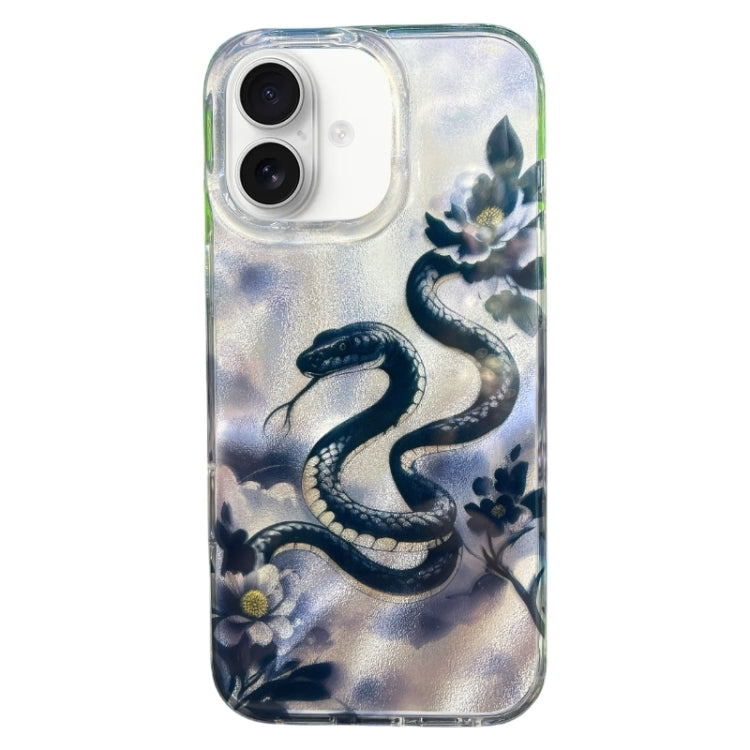 Double Layer IMD Pattern TPU Phone Case, For iPhone 16