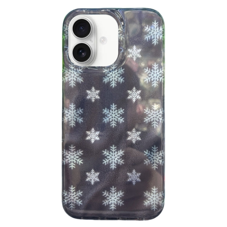 Double Layer IMD Pattern TPU Phone Case, For iPhone 16