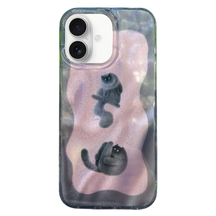 Double Layer IMD Pattern TPU Phone Case, For iPhone 16