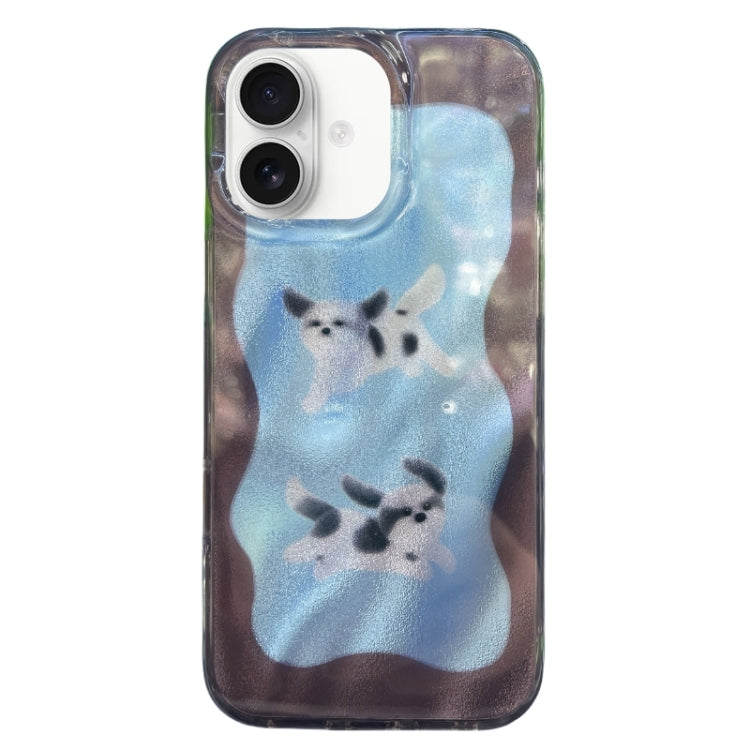 Double Layer IMD Pattern TPU Phone Case, For iPhone 16