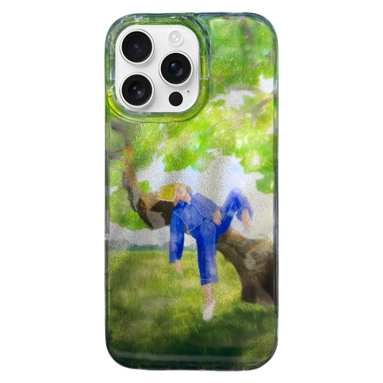 Double Layer IMD Pattern TPU Phone Case, For iPhone 15 Pro Max