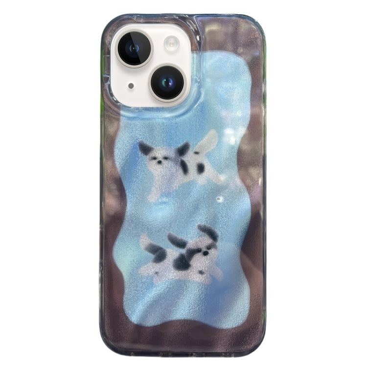 Double Layer IMD Pattern TPU Phone Case, For iPhone 15