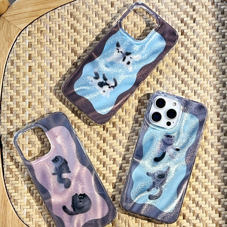 Double Layer IMD Pattern TPU Phone Case, For iPhone 13 Pro
