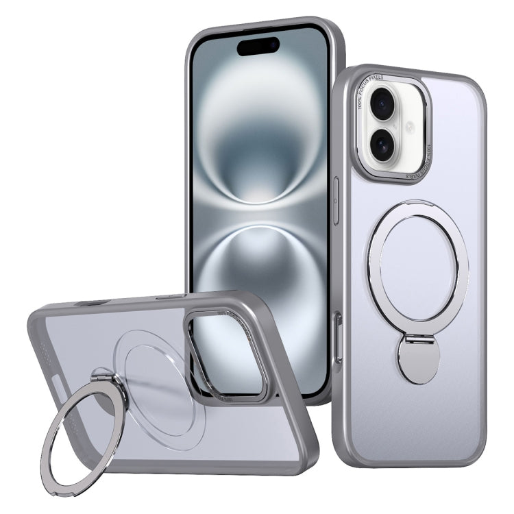 Wing Series Gen2 MagSafe Metal Ring Holder Phone Case, For iPhone 16 Plus, For iPhone 16