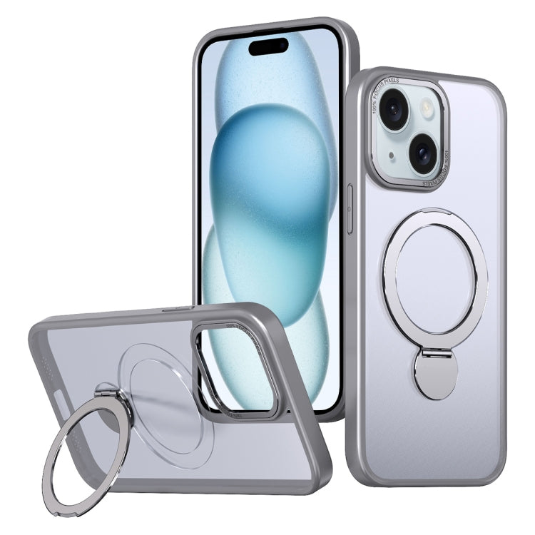 Wing Series Gen2 MagSafe Metal Ring Holder Phone Case, For iPhone 15 Plus, For iPhone 15
