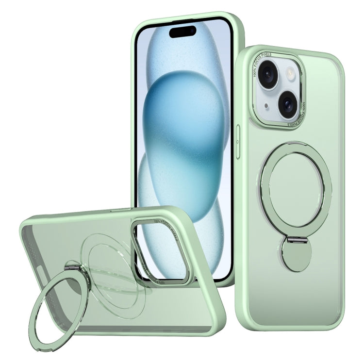 Wing Series Gen2 MagSafe Metal Ring Holder Phone Case, For iPhone 15 Plus, For iPhone 15