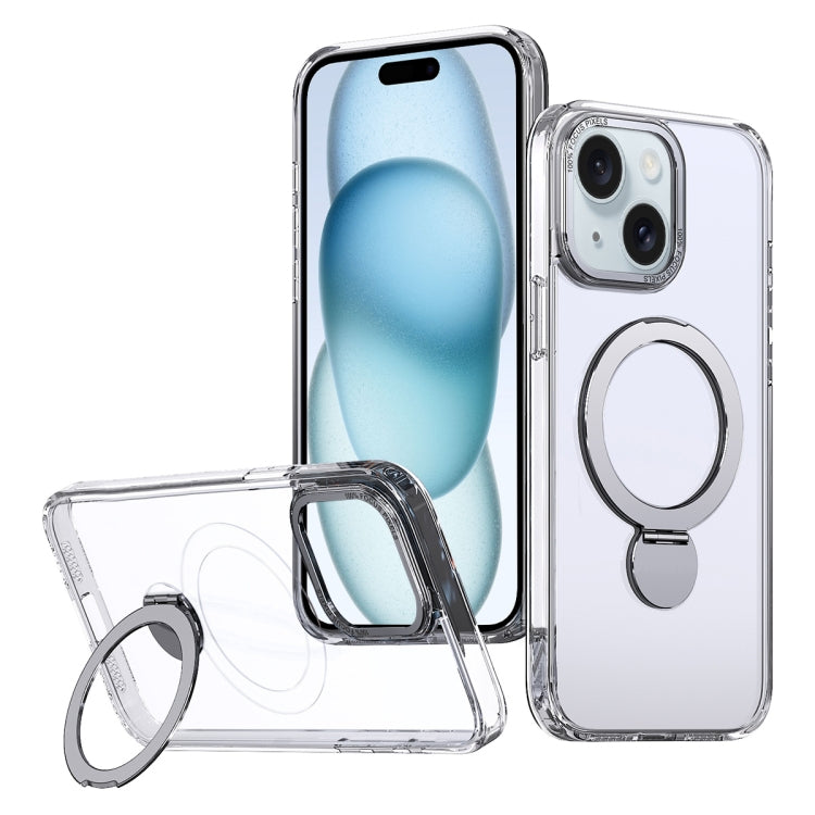 Wing Series Gen2 MagSafe Metal Ring Holder Phone Case, For iPhone 15 Plus, For iPhone 15