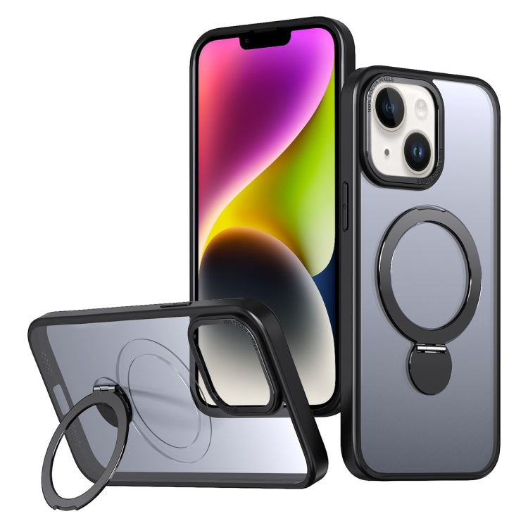Wing Series Gen2 MagSafe Metal Ring Holder Phone Case, For iPhone 14 Plus, For iPhone 14
