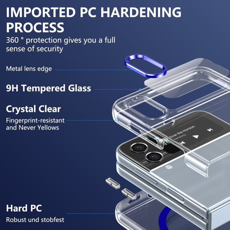 lce Folding Series MagSafe Integrated Clear PC Phone Case
