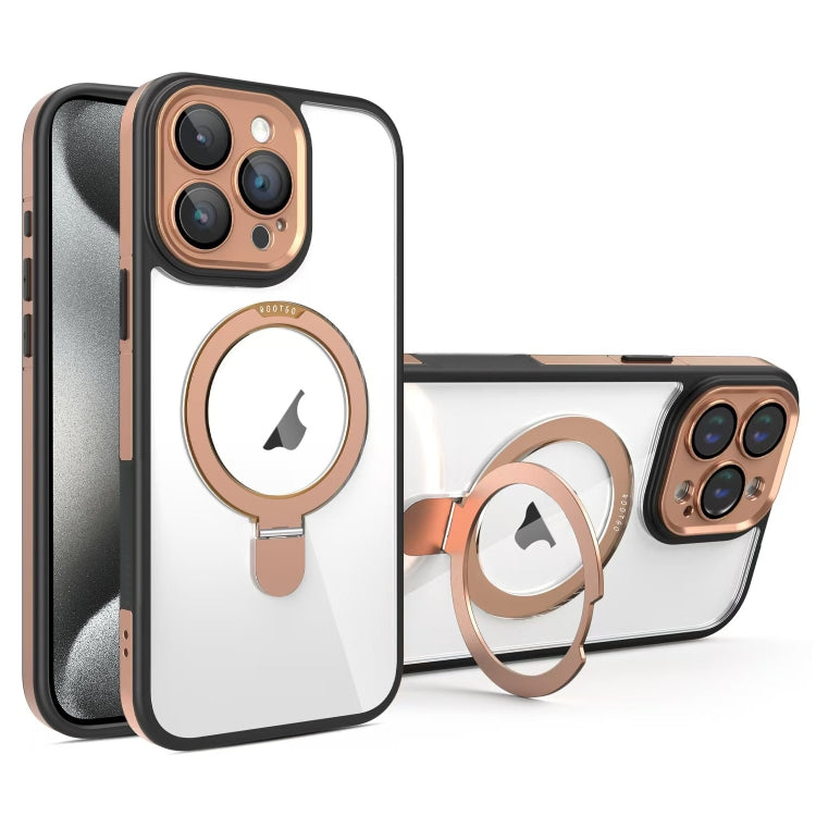 Full Coverage Lens Film MagSafe Holder Transparent Phone Case, For iPhone 15 Pro Max, For iPhone 15 Pro, For iPhone 15, For iPhone 14
