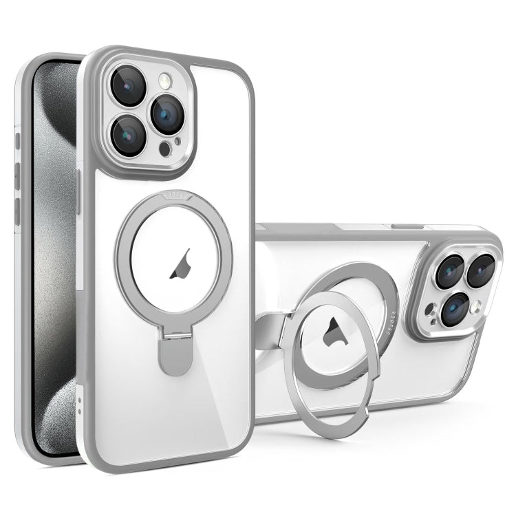 Full Coverage Lens Film MagSafe Holder Transparent Phone Case, For iPhone 15 Pro Max, For iPhone 15 Pro, For iPhone 15, For iPhone 14