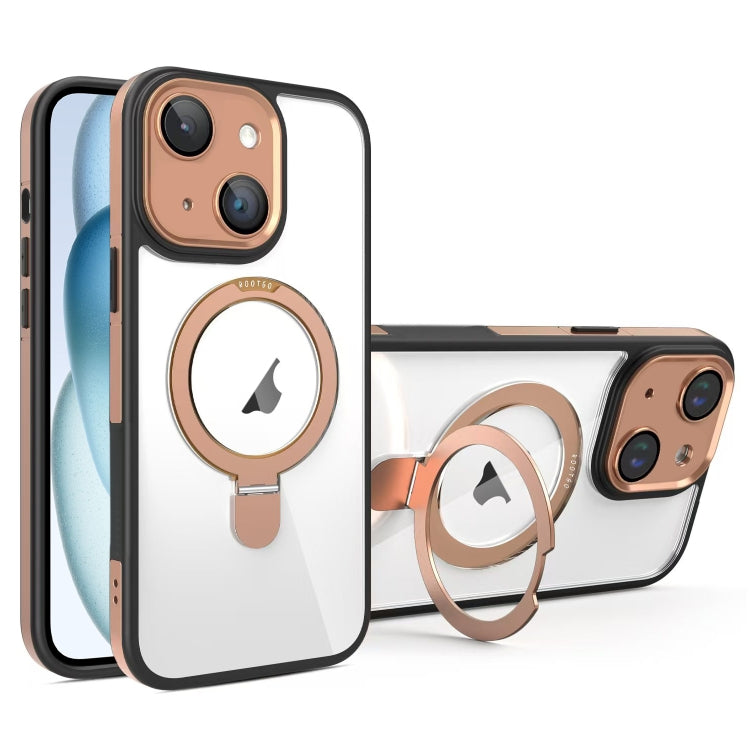 Full Coverage Lens Film MagSafe Holder Transparent Phone Case, For iPhone 15 Pro Max, For iPhone 15 Pro, For iPhone 15, For iPhone 14