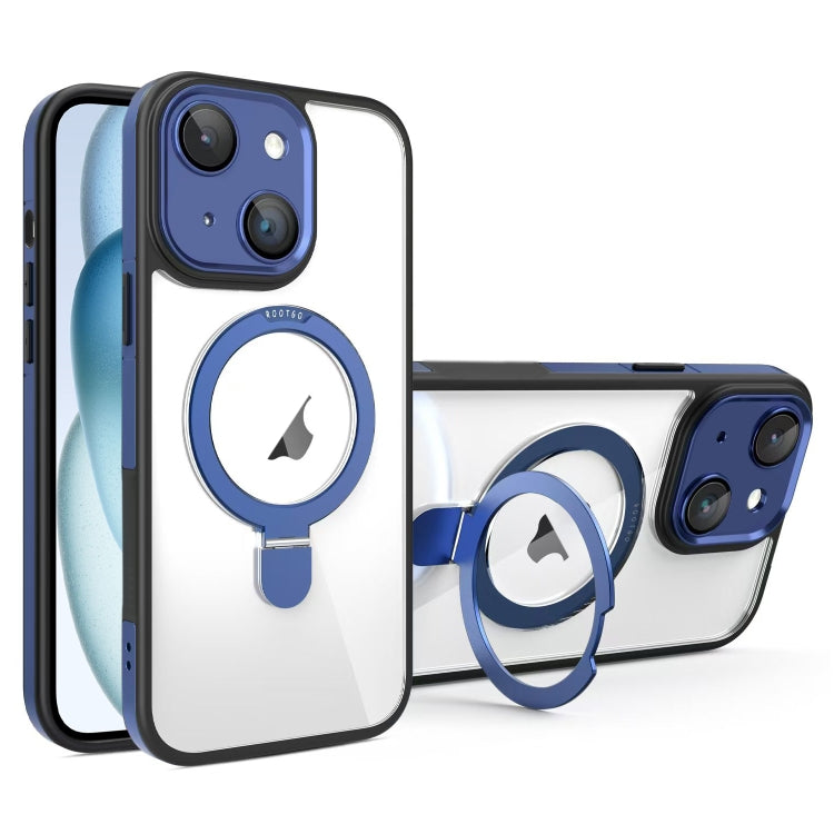 Full Coverage Lens Film MagSafe Holder Transparent Phone Case, For iPhone 15 Pro Max, For iPhone 15 Pro, For iPhone 15, For iPhone 14