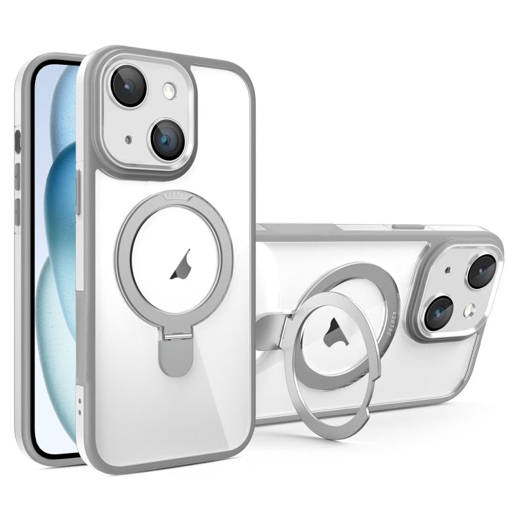 Full Coverage Lens Film MagSafe Holder Transparent Phone Case, For iPhone 15 Pro Max, For iPhone 15 Pro, For iPhone 15, For iPhone 14