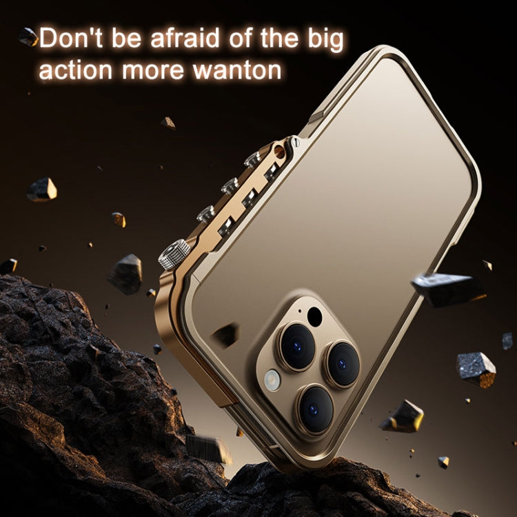 Mechanical Armor Creative Metal Frame Aluminum Alloy Phone Case