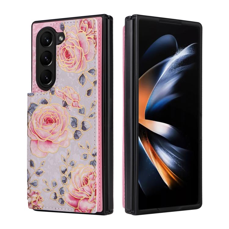 Printed Double Buckle RFID Anti-theft Phone Case