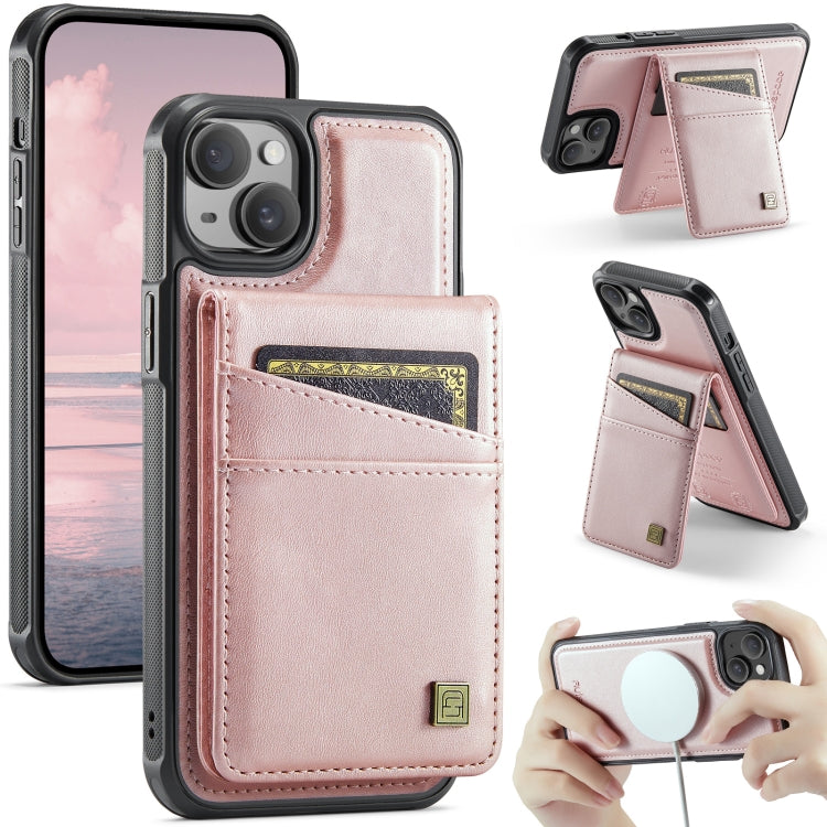 AutSpace A12 MagSafe Magnetic RFID Card Bag Phone Case, For iPhone 15 Pro Max, For iPhone 15 Pro, For iPhone 15 Plus, For iPhone 15