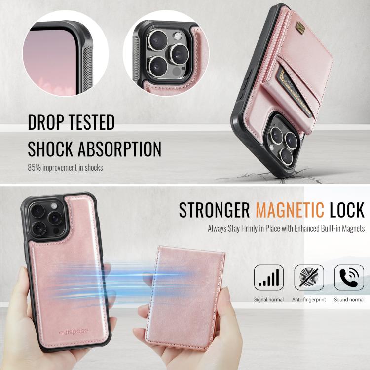 AutSpace A12 MagSafe Magnetic RFID Card Bag Phone Case
