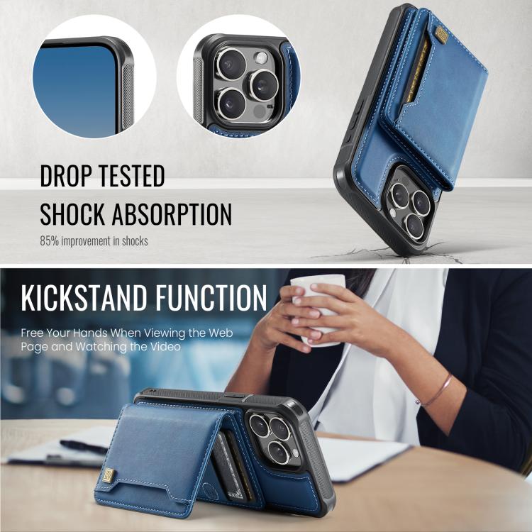 AutSpace A13 MagSafe Magnetic RFID Flip Card Bag Phone Case