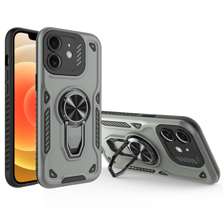 Metal Rotating Bracket TPU + PC Magnetic Phone Case, For iPhone 12