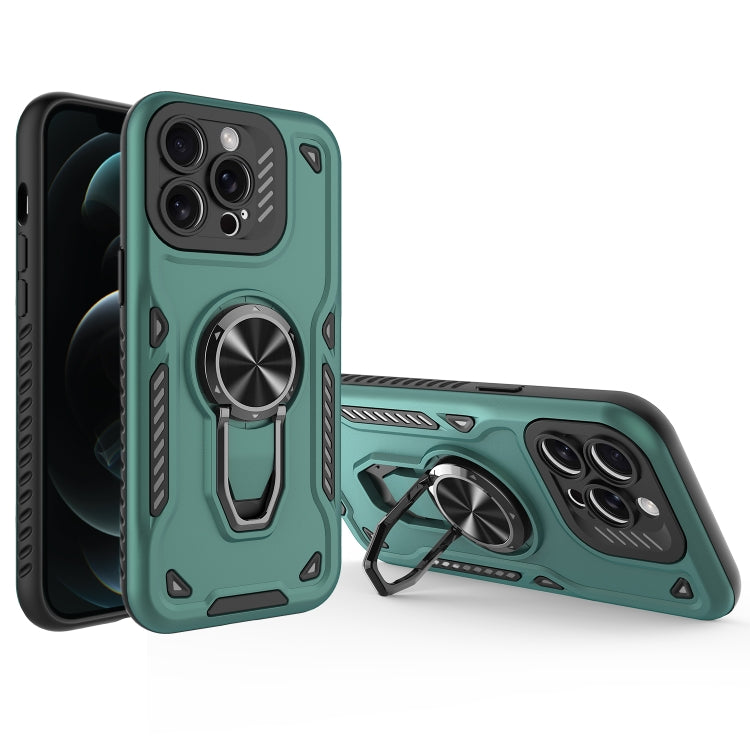 Metal Rotating Bracket TPU + PC Magnetic Phone Case, For iPhone 12 Pro