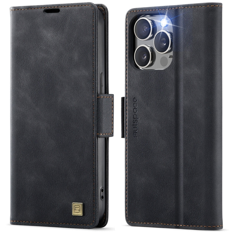 AutSpace A11 Side Buckle MagSafe Magnetic RFID Phone Leather Case, For iPhone 16e, For iPhone 16 Pro Max, For iPhone 16 Pro, For iPhone 16 Plus, For iPhone 16, For iPhone 15 Pro Max