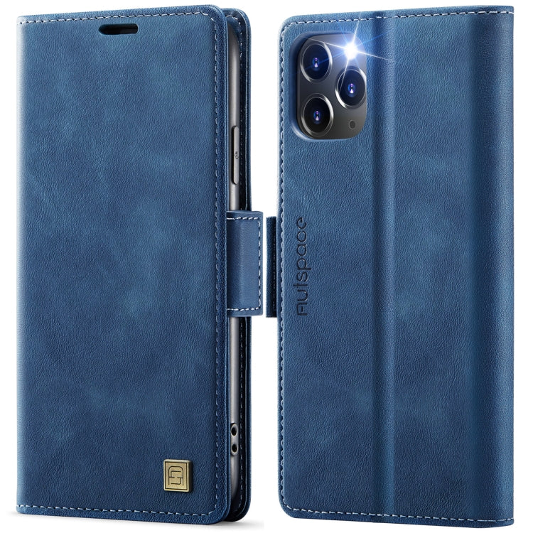 AutSpace A11 Side Buckle MagSafe Magnetic RFID Phone Leather Case, For iPhone 11 Pro Max, For iPhone 11, For iPhone 11 Pro