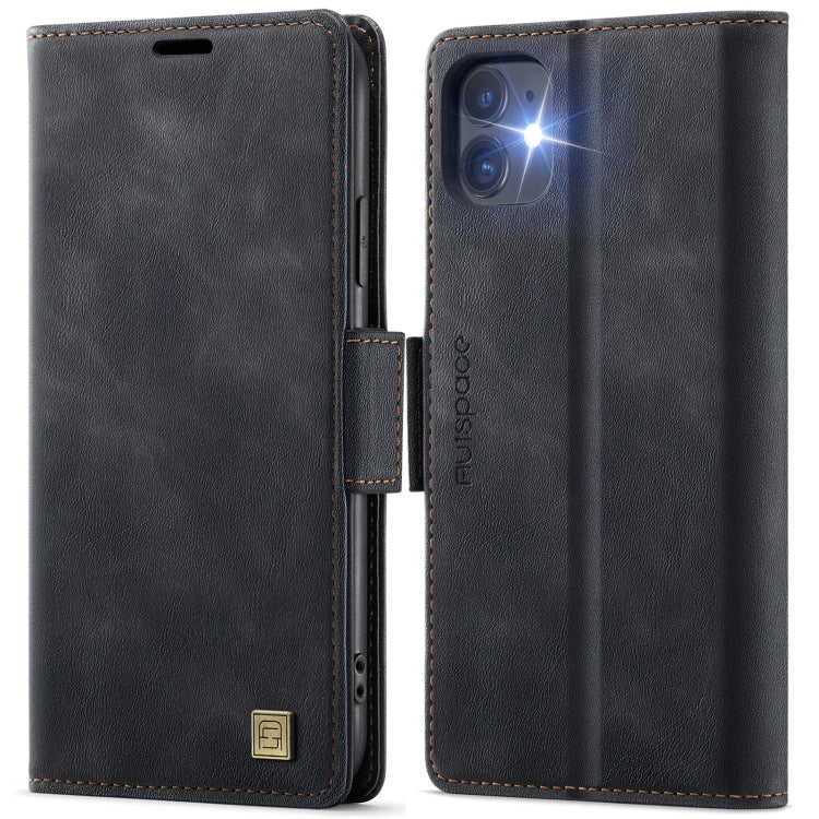 AutSpace A11 Side Buckle MagSafe Magnetic RFID Phone Leather Case, For iPhone 11 Pro Max, For iPhone 11, For iPhone 11 Pro