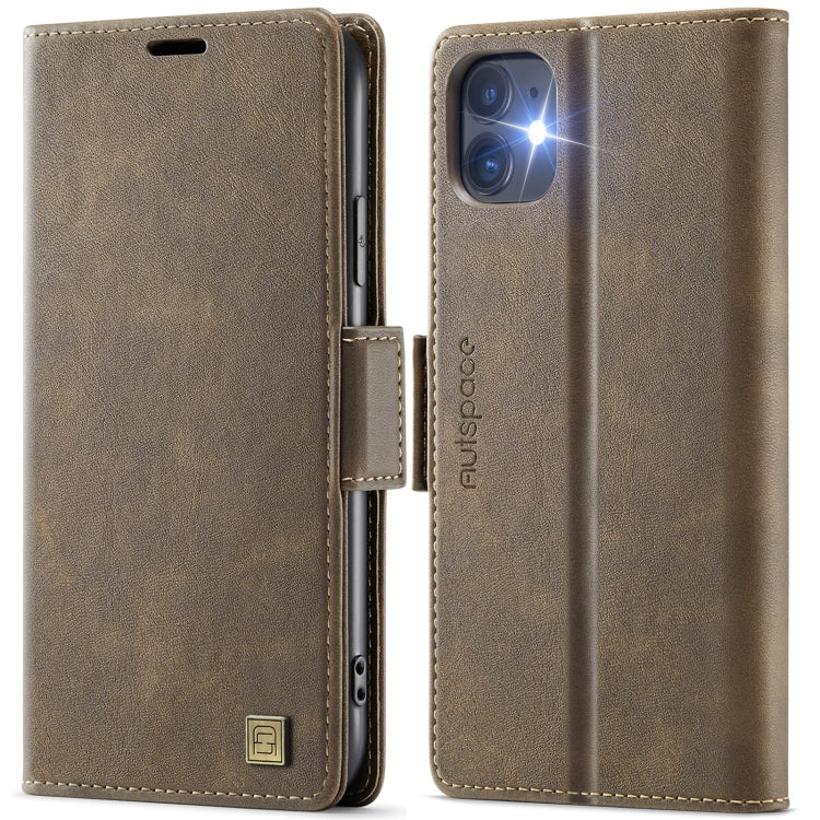 AutSpace A11 Side Buckle MagSafe Magnetic RFID Phone Leather Case, For iPhone 11 Pro Max, For iPhone 11, For iPhone 11 Pro