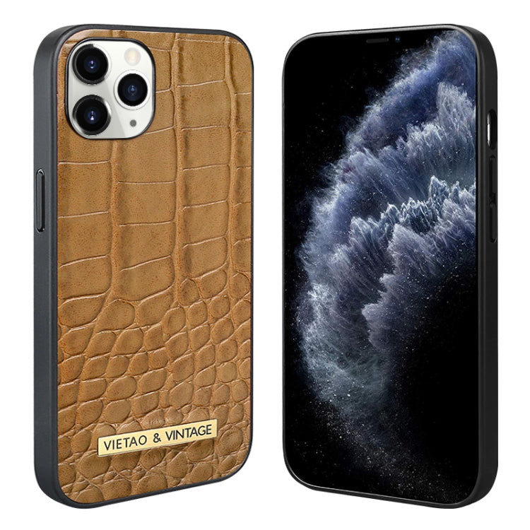 VIETAO Alligator Texture PU Phone Case, For iPhone 14 Pro, For iPhone 14 Pro Max, For iPhone 13 Pro Max, For iPhone 13 Pro, For iPhone 13, For iPhone 12 / 12 Pro, For iPhone 12 Pro Max, For iPhone 11 Pro Max