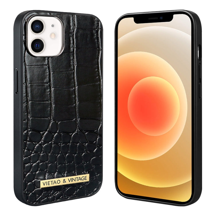 VIETAO Alligator Texture PU Phone Case, For iPhone 14 Pro, For iPhone 14 Pro Max, For iPhone 13 Pro Max, For iPhone 13 Pro, For iPhone 13, For iPhone 12 / 12 Pro, For iPhone 12 Pro Max, For iPhone 11 Pro Max