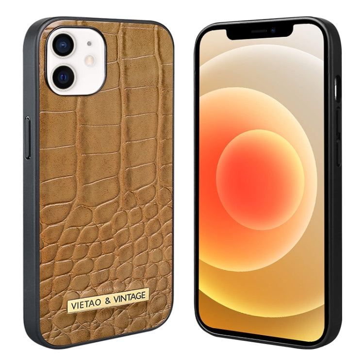 VIETAO Alligator Texture PU Phone Case, For iPhone 14 Pro, For iPhone 14 Pro Max, For iPhone 13 Pro Max, For iPhone 13 Pro, For iPhone 13, For iPhone 12 / 12 Pro, For iPhone 12 Pro Max, For iPhone 11 Pro Max