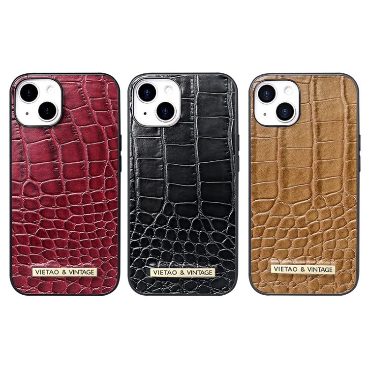 VIETAO Alligator Texture PU Phone Case, For iPhone 14 Pro, For iPhone 14 Pro Max, For iPhone 13 Pro Max, For iPhone 13 Pro, For iPhone 13, For iPhone 12 / 12 Pro, For iPhone 12 Pro Max, For iPhone 11 Pro Max