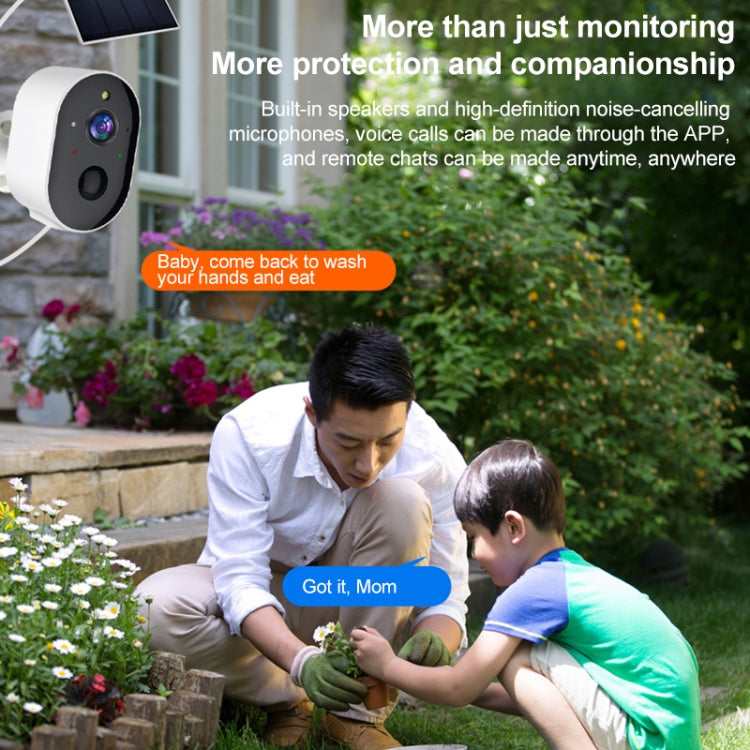3MP Graffit Version Outdoor HD Solar Panel Wireless WiFi Surveillance Camera, Without Memory, 32GB, 64GB, 128GB