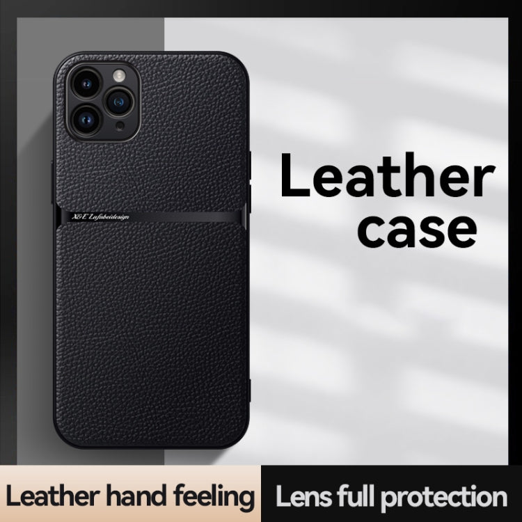 Litchi Leather Magnetic Full Coverage Shockproof Phone Case, For iPhone 11 Pro, For iPhone X / XS, For iPhone XR, For iPhone XS Max