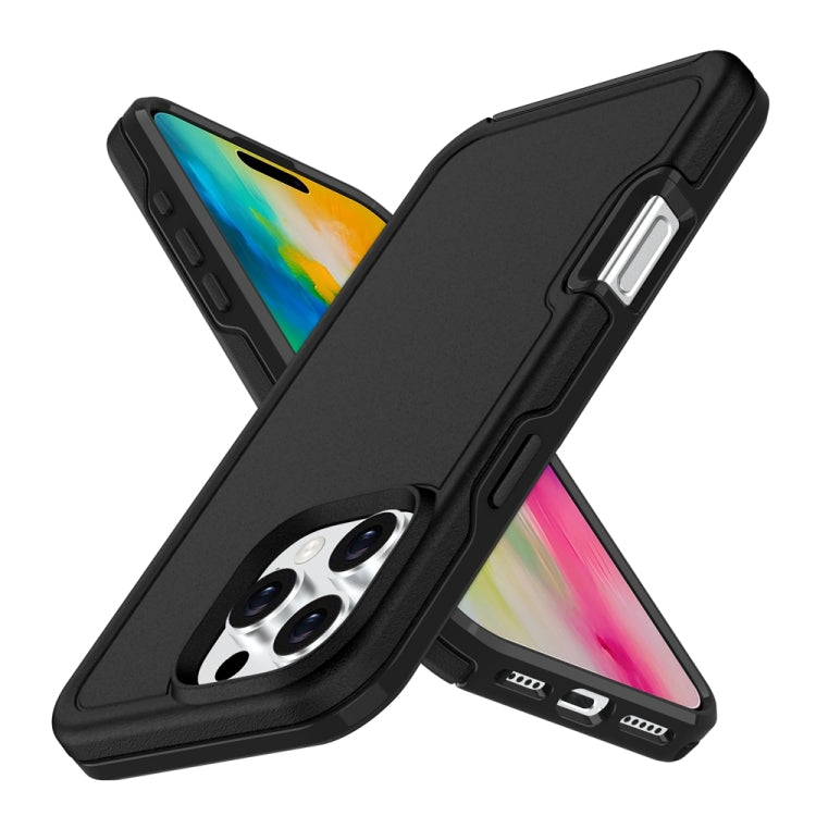Shockproof MagSafe Armor PC Hybrid TPU Phone Case, For iPhone 16 Plus, For iPhone 16