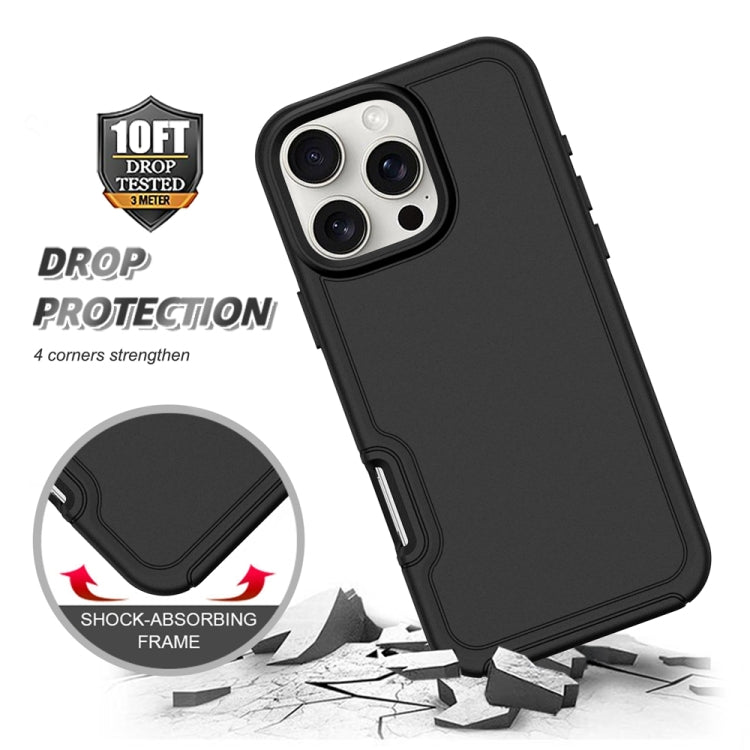 Shockproof MagSafe Armor PC Hybrid TPU Phone Case, For iPhone 16 Plus, For iPhone 16