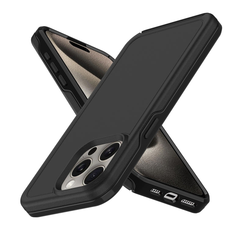 Shockproof MagSafe Armor PC Hybrid TPU Phone Case, For iPhone 15 Pro Max, For iPhone 15 Pro