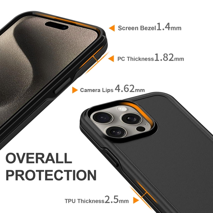 Shockproof MagSafe Armor PC Hybrid TPU Phone Case, For iPhone 15 Pro Max, For iPhone 15 Pro